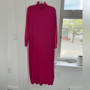 Pink Maxi Sweater Dress by MNG